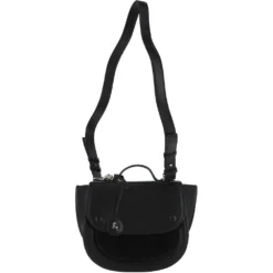 Cambridge Style Saddlebag Black: Dotty