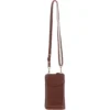 Ladies Leather Phonebag/Purse Chestnut: T-80