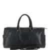 Large Leather Holdall Black : G-30