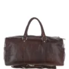 Large Leather Holdall Brandy : G-30