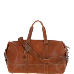 Large Leather Holdall – Cognac: FE-06