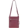 Leather Crossbody Bag Bordeaux: CB-3 (63014)