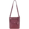 Leather Crossbody Bag Bordeaux: CB-5