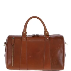 Leather Holdall – Honey: T-76