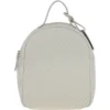 Leather Quilted Backpack Cream