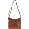 Medium Leather Shoulder Bag Honey: T-83