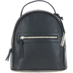 Small Leather Backpack Black: Z-74