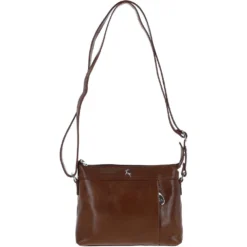 Vegetable Tanned Leather Cross Body Bag Bridge: 6052666