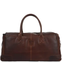 X-Large Leather Holdall Tan/brown : 4556