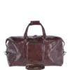 Extra Large Leather Travel Holdall Cognac/vt: 2081