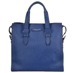 The Bridge Italian Leather Large Work Bag French Blue/ruthenium : 60016 85 4Y NH