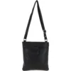 Ladies Michigan Pocket Crossbody Bag Black : M-67