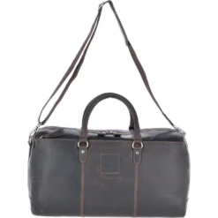 Large Leather Oily Hunter Holdall Brown : 1666