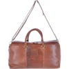 Large Leather Oily Hunter Holdall Tan : 1666