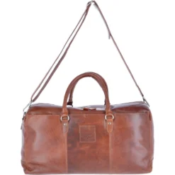 Large Leather Oily Hunter Holdall Tan : 1666