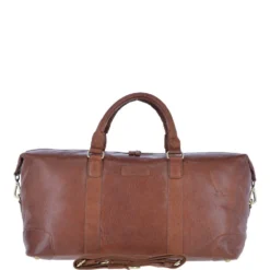 Large Leather Vintage Holdall Tan : G-36