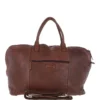 Leather Travel Holdall Brandy : Dylan