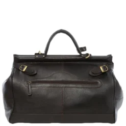 Leather Weekend Holdall Brown/tum : Gladstone