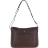 Luxury Croc Print Leather Shoulder Bag Brandy/croc: MC1