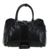 Medium Weekend Leather Holdall Black : Harry