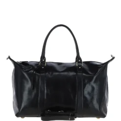 Mens Large Travel Holdall Black: Johnny