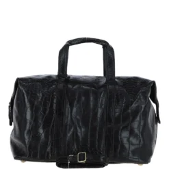 Mens Large Travel Holdall Blk/croc : Paddington