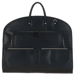 Mens Leather Suit Carrier Black: K-50