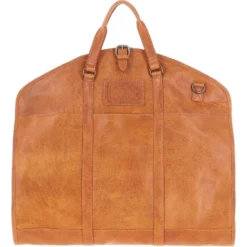 Mens Leather Suit Carrier Tan: Savile