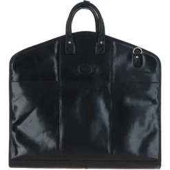 Mens Michigan Leather Suit Carrier Black: 8145