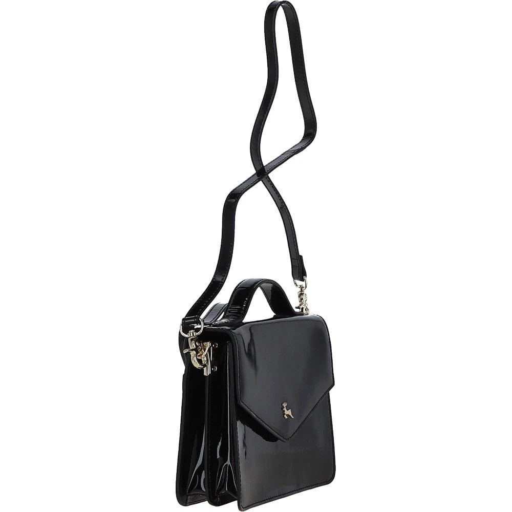Patent Leather Small Cross Body Bag Black: AW0020 - Image 5