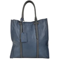 The Bridge Unisex Shopper Work Bag Blue : 00650141P 2K