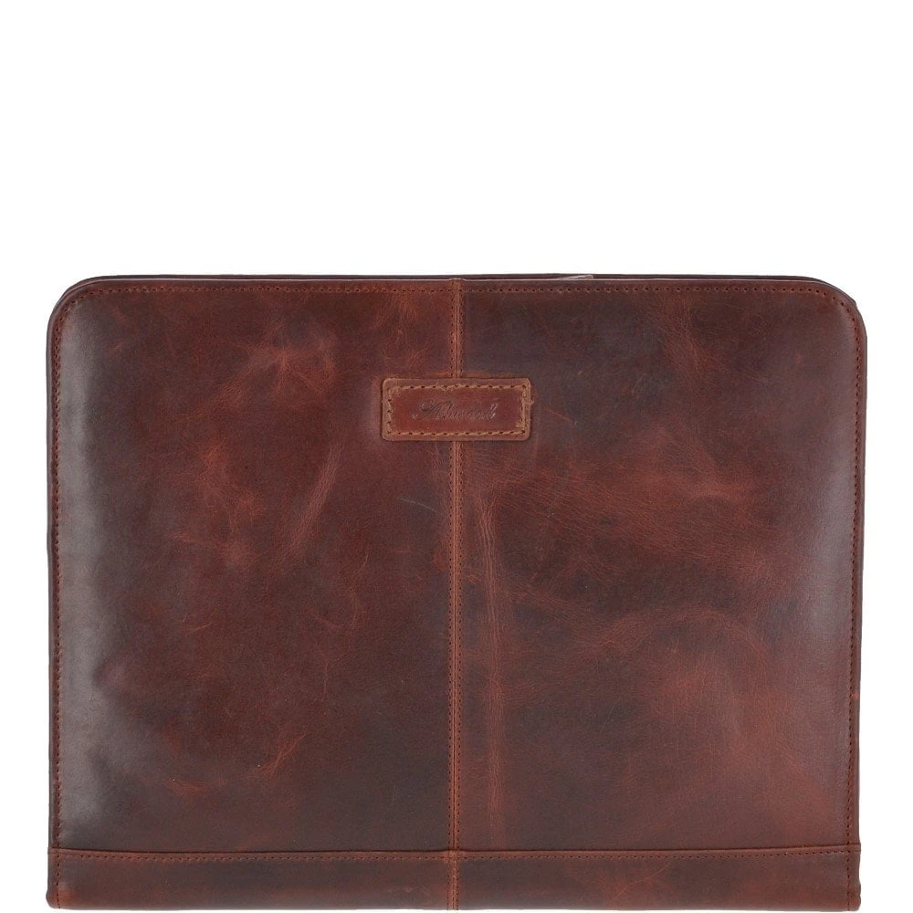 Vintage Leather Luxury A4 Metal Binder Sleeve Tan : Noah - Image 3