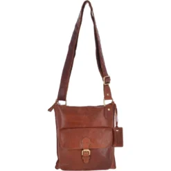 Vintage Small Leather Shoulder Bag Honey – G20