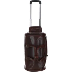 Weekend Columbian Leather Travel Holdall Brown : 8146