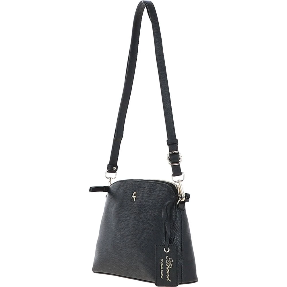 Women's Leather Shoulder Handbag Black: 63787 - Image 2