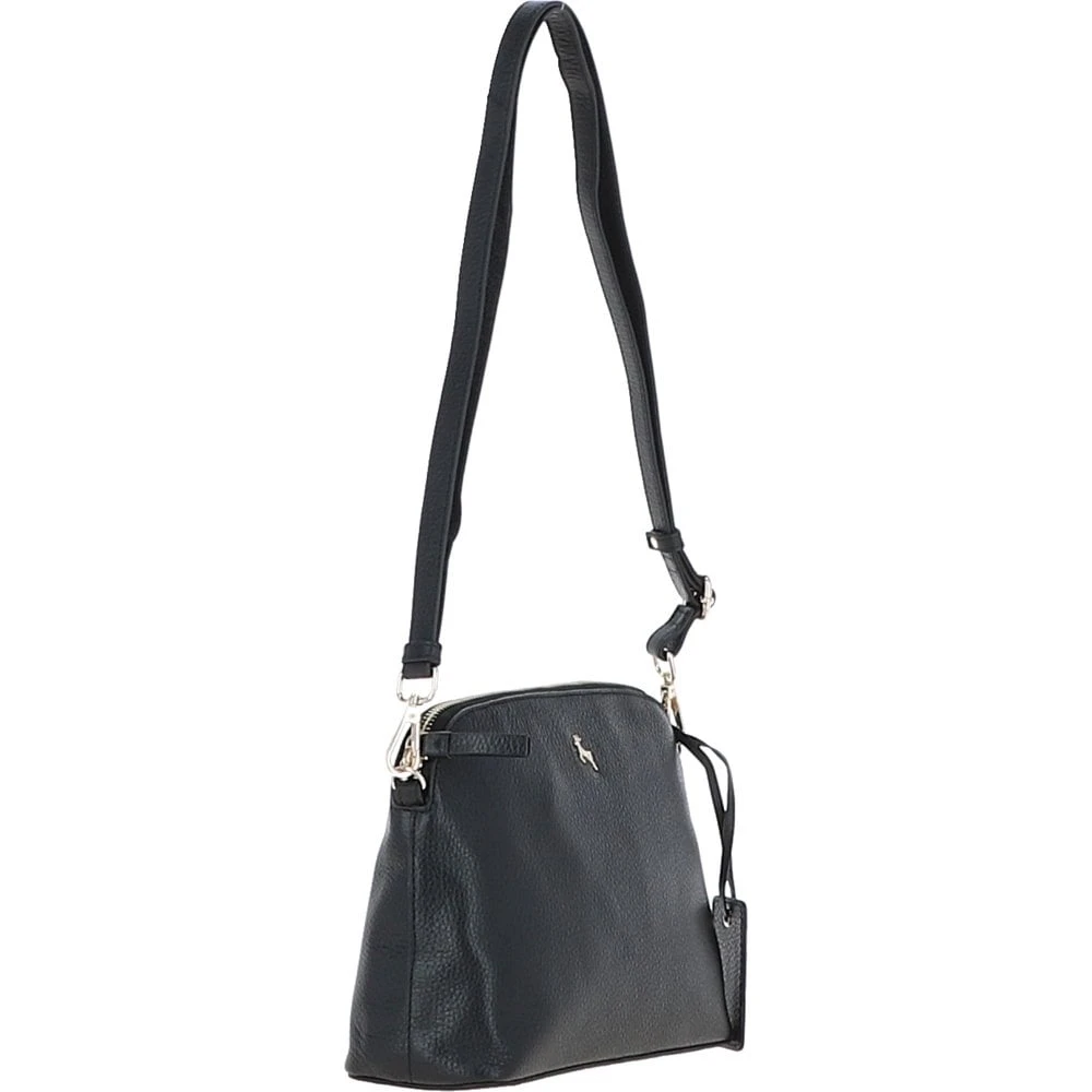 Women's Leather Shoulder Handbag Black: 63787 - Image 4