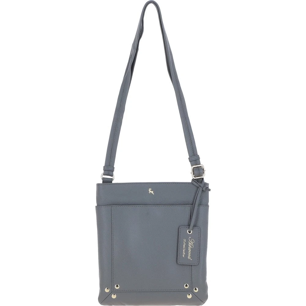 'XSpirit' Leather Crossbody Bag Charcoal Grey: 63033/CB4