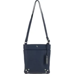 'XSpirit' Leather Crossbody Bag Navy: 63033/CB4